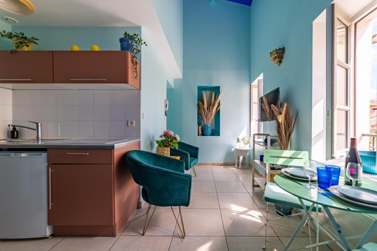 Le Reve Bleu Majorelle - Duplex Sur Les Toits - Une Nuit A Nîmes Exterior foto